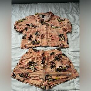 Hawaiian Shirt and Short Set